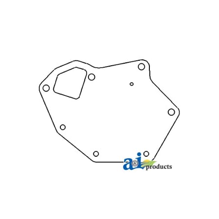 A & I Products COVER PLATE, WATER PUMP 12.01" x7.99" x0.39" A-R102901